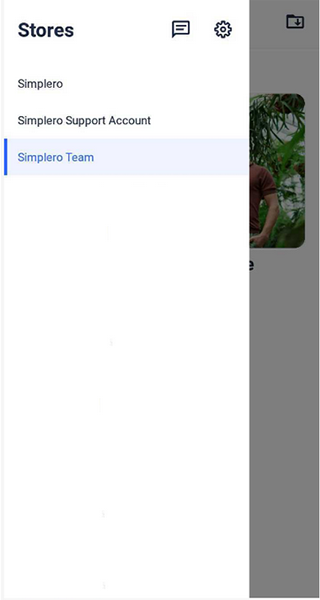 Sådan finder du dine produkter i Simpleros app