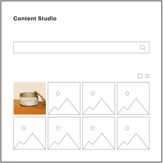 Mailchimp content studio